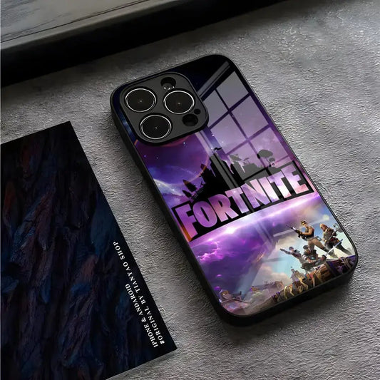 B-Battle-R-Royales-F-FortniteS Phone Case For IPhone 17 Pro Max 15 Pro 14 12 11 13 Mini X XR XS 16 Plus SE Glass Cover