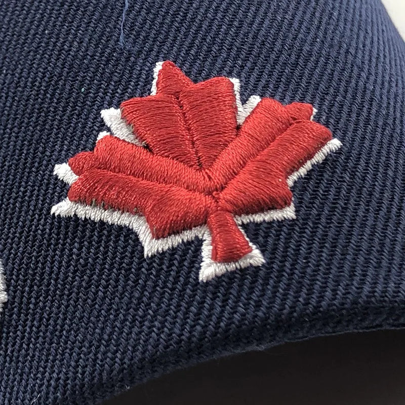 Farver Kontrast Canada Broderet baseballkasket til mænd og kvinder Snapback-kasket Dad Hats Fiskekasket Bone Gorra
