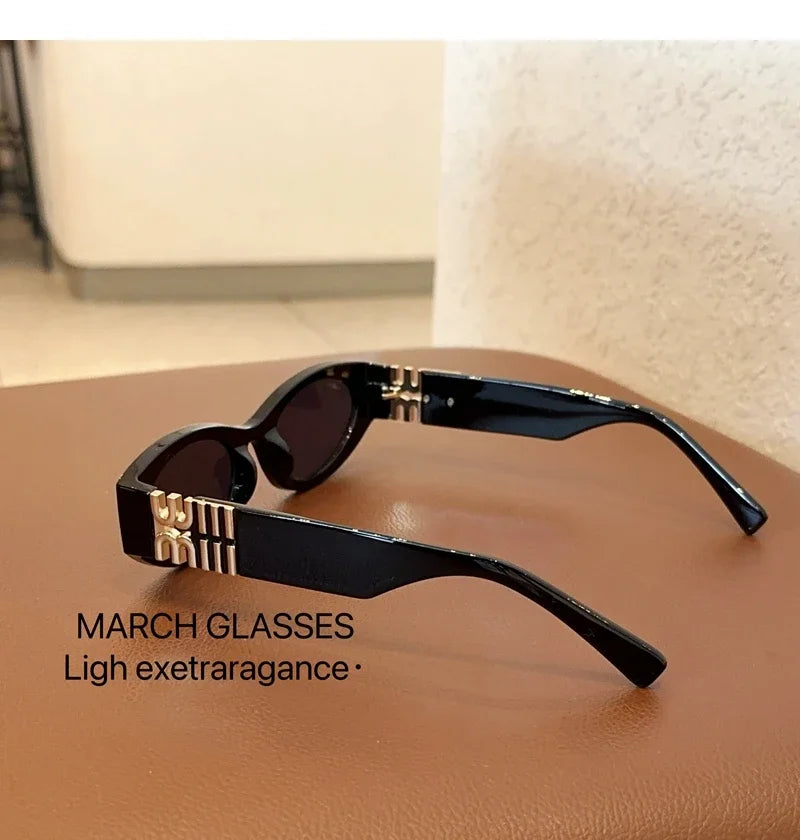 Divatos ovális napszemüveg nőknek és férfiaknak, trendi, menő napszemüveg hölgyeknek, utcai stílusú, retro prémium szemüvegek, Gafas De Sol UV400