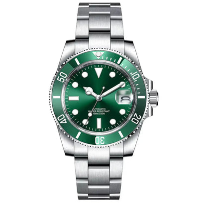 DIY Custom Automatic Watch Logo for Men High Quality NH35 Diving Mechanical Watches Sapphire Waterproof Ceramic Bezel 120 Click