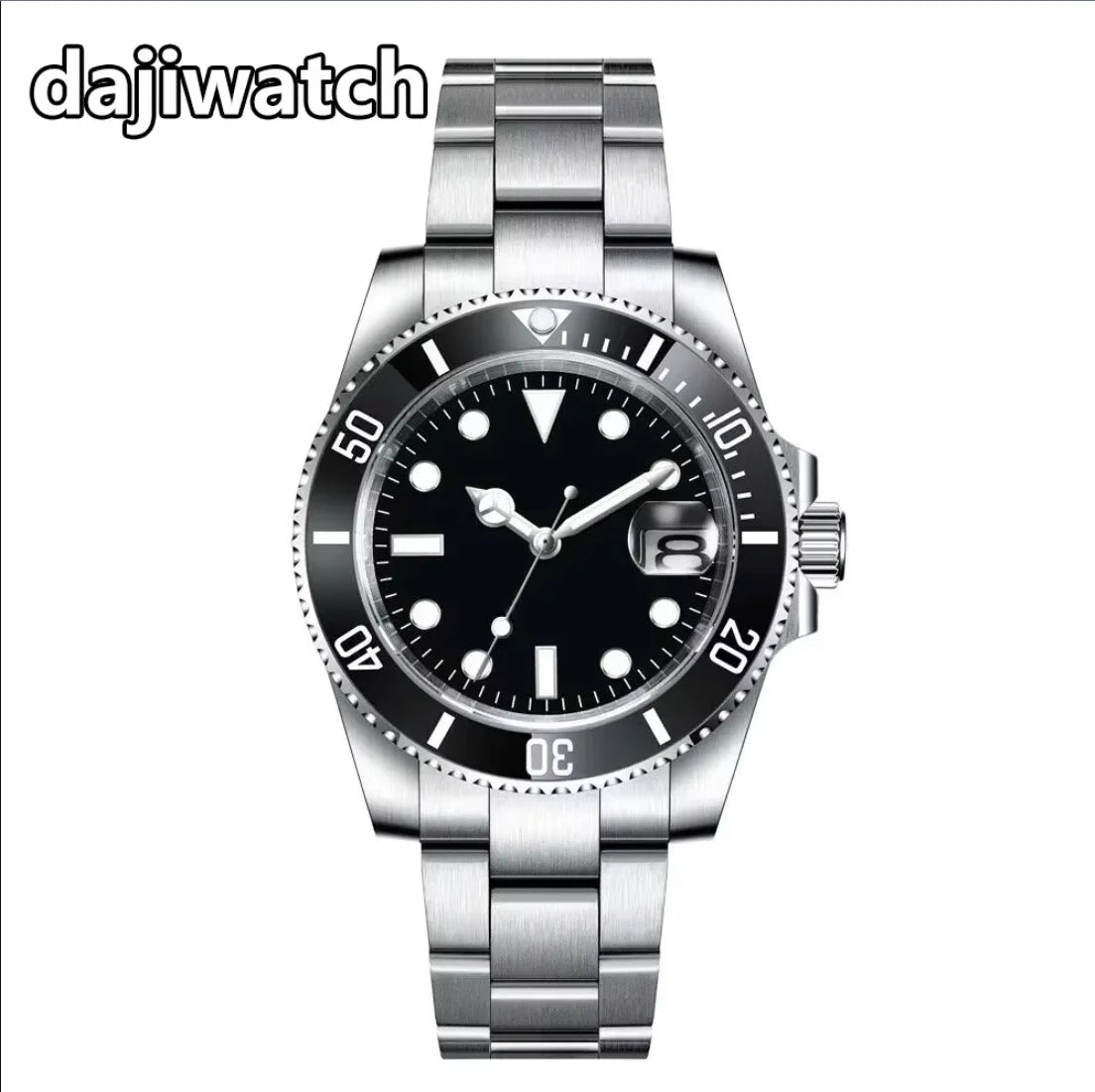 DIY Custom Automatic Watch Logo for Men High Quality NH35 Diving Mechanical Watches Sapphire Waterproof Ceramic Bezel 120 Click