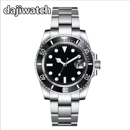 DIY Custom Automatic Watch Logo for Men High Quality NH35 Diving Mechanical Watches Sapphire Waterproof Ceramic Bezel 120 Click