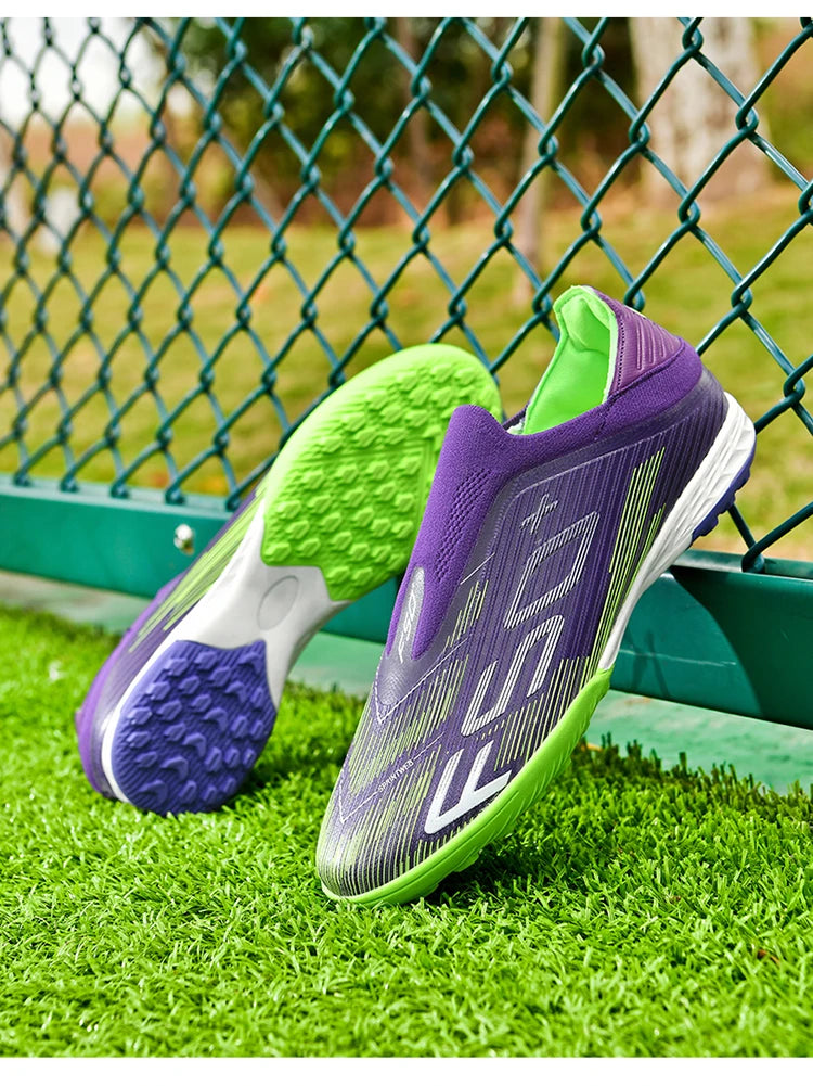 Nuove scarpe da calcio da uomo con tacchetti per erba, comode scarpe da futsal per turf, scarpe sportive ultraleggere FG antiscivolo indoor per adulti