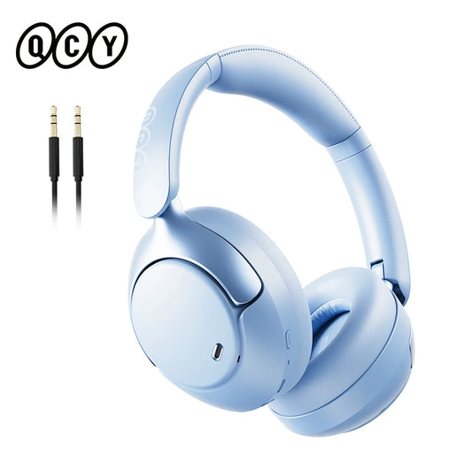 Bezprzewodowe słuchawki Bluetooth QCY H3 Pro ANC z dźwiękiem przestrzennym w wysokiej rozdzielczości, obsługujące LDAC, z aktywną redukcją szumów 50 dB, nauszne