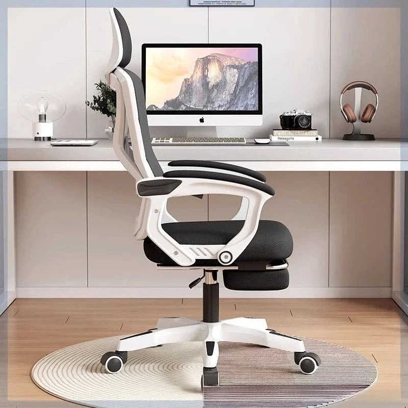 Chaise de jeu ergonomique, chaise de bureau, chaise de bureau pour étude, chaise avec support lombaire, hauteur réglable, chaise pour e-sport, chaise pour dortoir, chaise universitaire.