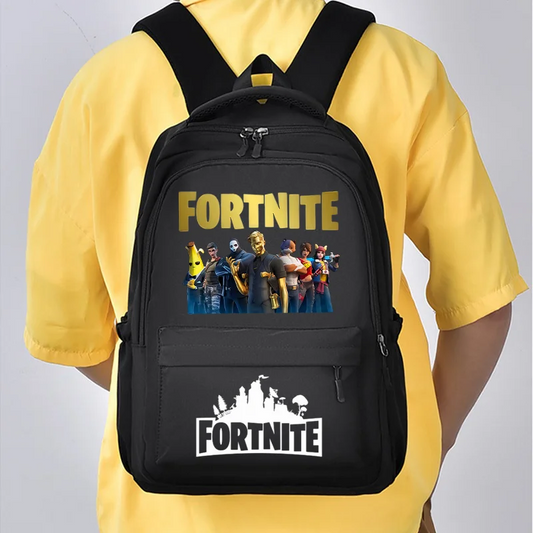 Fortnites Kids Backpack Portable Large Capacity Student Schoolbag Cartoon Printed Shoulder Bag School Supplies for Boys Gift