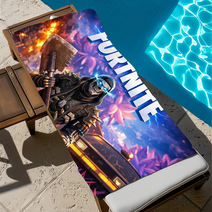 Towel Beach Bath Quick-Drying Lightweight Portable F-FORTNITES-ES Sauna Camping Swim Game Pool Travel