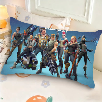 Capa de almofada Game F-FORTNITE COOL BRITHDAY retangular estampada para cama, sofá, quarto e decoração de casa