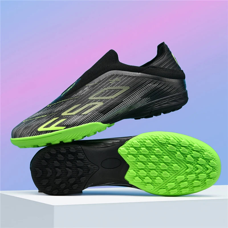 Neue Herren-Fußballschuhe für Kunstrasen, ultraleichte und bequeme Sportschuhe mit Stollen, Futsal, rutschfest, FG-Rasen, Indoor, Erwachsene