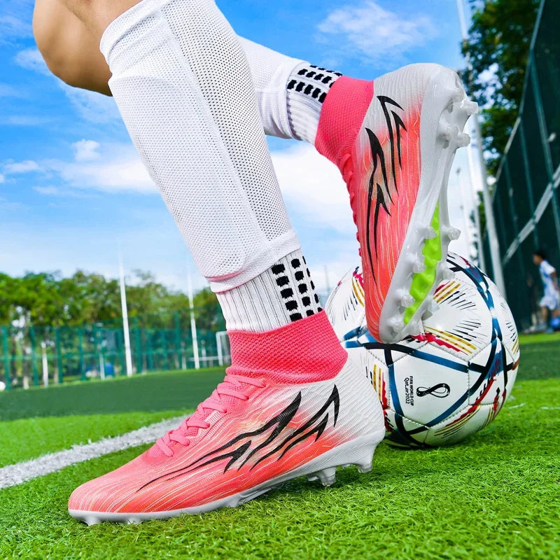 Nouvelles chaussures de football pour hommes, chaussures d'entraînement professionnelles, baskets de match, chaussures de football ultralégères, chaussures de sport pour l'extérieur, antidérapantes, unisexes