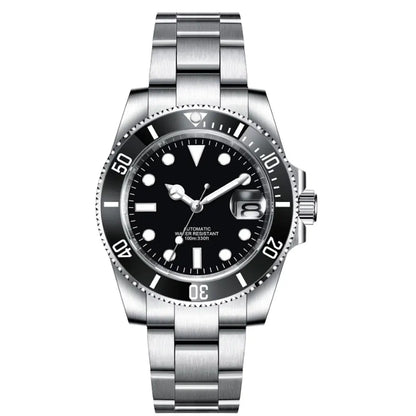 DIY Custom Automatic Watch Logo for Men High Quality NH35 Diving Mechanical Watches Sapphire Waterproof Ceramic Bezel 120 Click