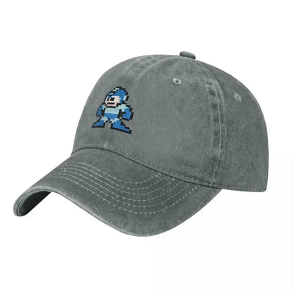 Megaman 8bits Baseballová čepice Nová Čepice roztomilá Vintage Luxusní čepice Pánská Dámská