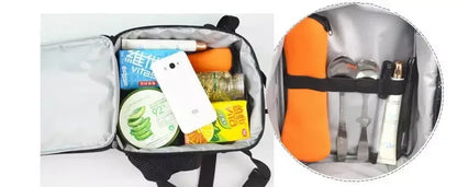 Classic Game Fortnites Child Insulated Large Capacity Bag for Boy &Girl Student Outdoor Picnic Resuable Thermal Cooler Lunch Box
