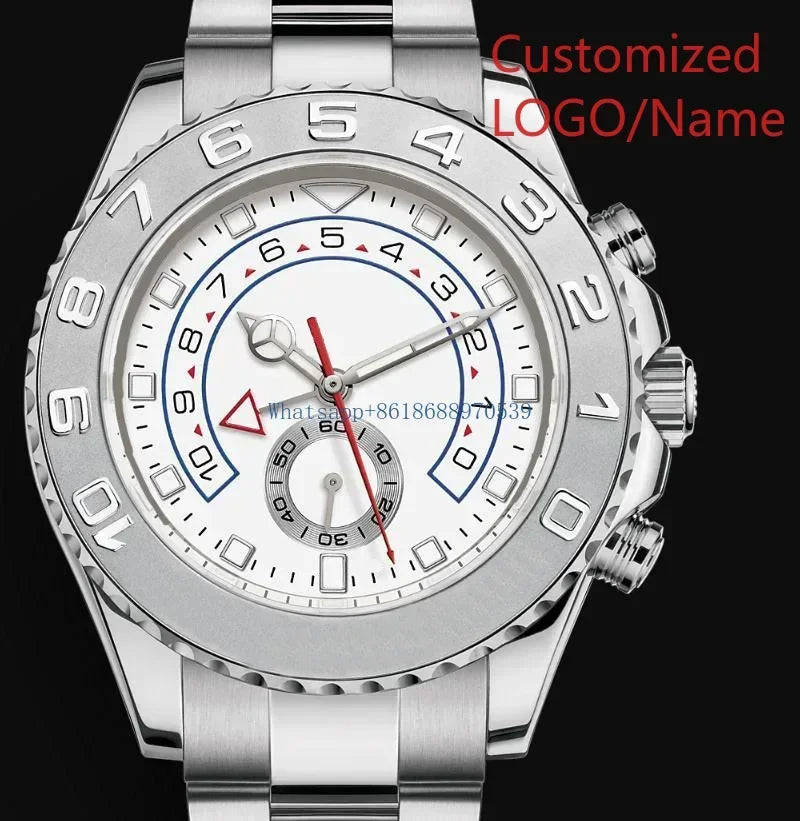 A989 Store Customized Watch Men's 44mm Automatic Mechanical Male Brand Clock Top Watches