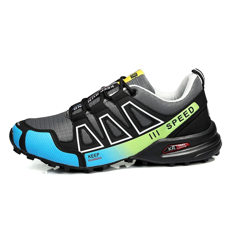 Zapatillas de ciclismo para hombre, calzado outdoor de montaña y cross-country, antideslizante y resistente al desgaste, para entrenamiento de ciclismo y senderismo