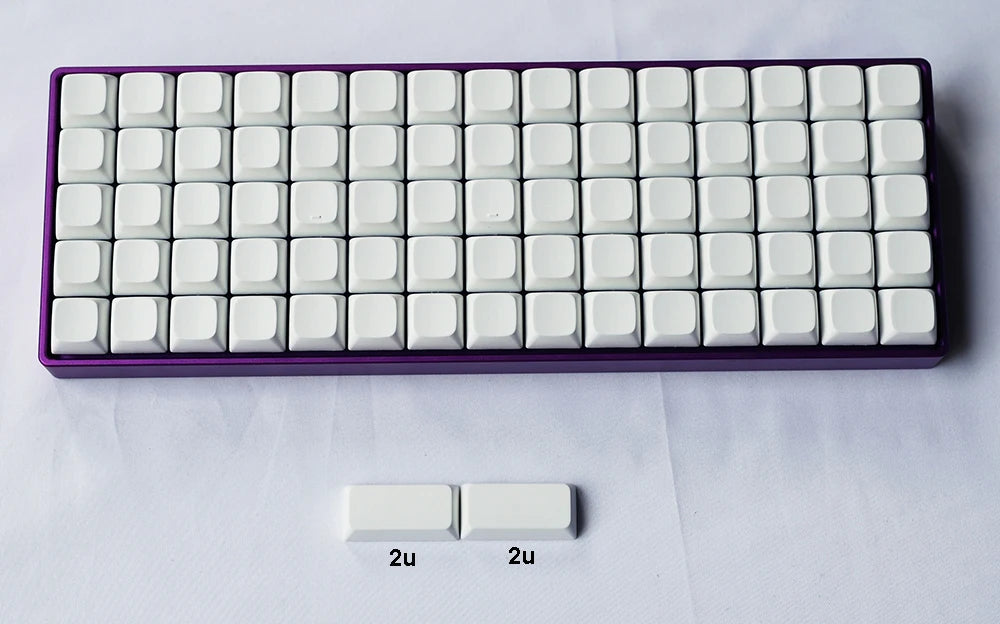 NPKC Blank XDA Keycaps Planck Preonic 61 75 87 108 Keyset Thick PBT Material for Cherry MX Mechanical Keyboard