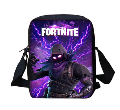 Beliebter FortniteS Schulrucksack für Kinder mit Umhängetasche und Federtaschen – Schultaschen für Jungen und Mädchen, ideales Geschenk