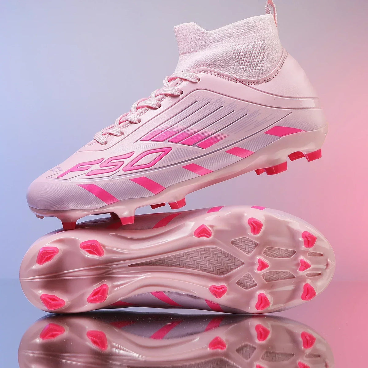 Nouvelles chaussures de football pour hommes, antidérapantes TF/FG, chaussures de sport confortables pour garçons et femmes, chaussures de sport à la cheville, chaussures de football professionnelles, baskets