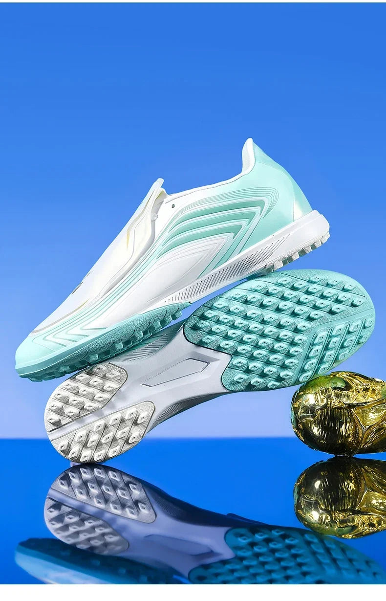 Nouvelles chaussures de football pour hommes, baskets de futsal, crampons, chaussures de football, pour terrain en herbe, montantes, pour l'extérieur, antidérapantes, pour l'intérieur, haute qualité, meilleures ventes