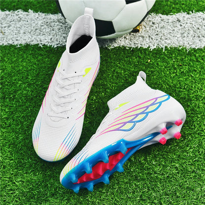 Scarpe da calcio professionali da uomo, sneakers sportive outdoor, scarpe da calcio per adulti, tacchetti da calcetto Society, ultraleggere per allenamento calcistico