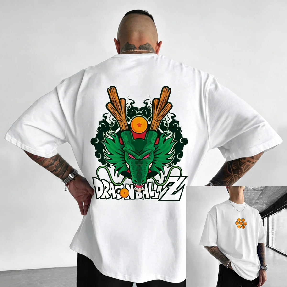 T-shirt en coton à manches courtes imprimé Dragon Ball Z : Son Goku et Vegeta – Vêtements pour hommes et femmes – Style Harajuku, Y2K, vintage, streetwear d'été