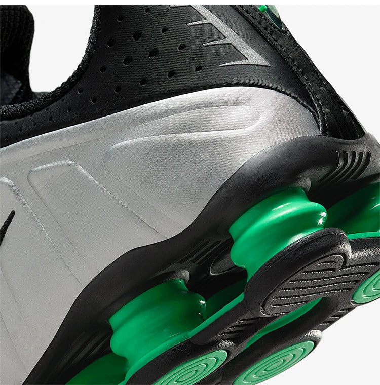 Nike Authentic Shox R4 Herren-Laufschuhe mit Stoßdämpfung und strapazierfähigem Mesh HQ1988-006