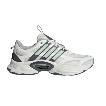 Chaussures de course basses unisexes adidas, confortables et polyvalentes, semelle absorbant les chocs et résistante à l'usure, blanc et noir, IF6725