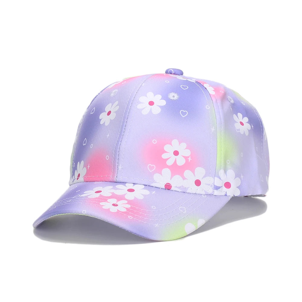 Populære baseballkasketter med tegneserietryk til børn, 54 cm hovedomkreds, til drenge og piger under 10 år – smukke, iøjnefaldende snapback-kasketter BK31