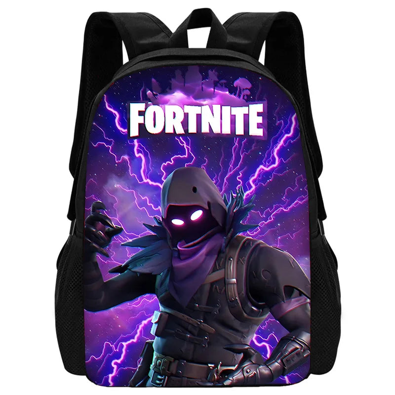 Beliebter FortniteS Schulrucksack für Kinder mit Umhängetasche und Federtaschen – Schultaschen für Jungen und Mädchen, ideales Geschenk