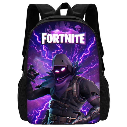 Beliebter FortniteS Schulrucksack für Kinder mit Umhängetasche und Federtaschen – Schultaschen für Jungen und Mädchen, ideales Geschenk