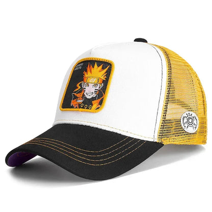 Casquette de baseball Snapback Naruto Uchiha Itachi, style anime, pour hommes et femmes, hip-hop, pour papa, casquette en maille ajustable, casquette de camionneur