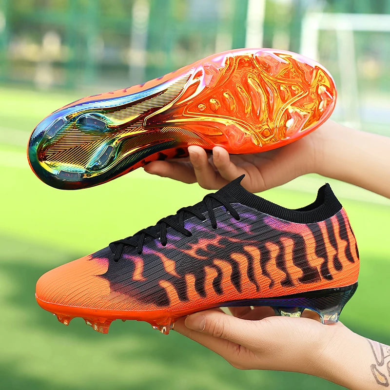 Chaussures de football professionnelles pour hommes, chaussures de football de société, crampons, chaussures de football d'intérieur et d'extérieur, chaussures d'entraînement originales, baskets rapides