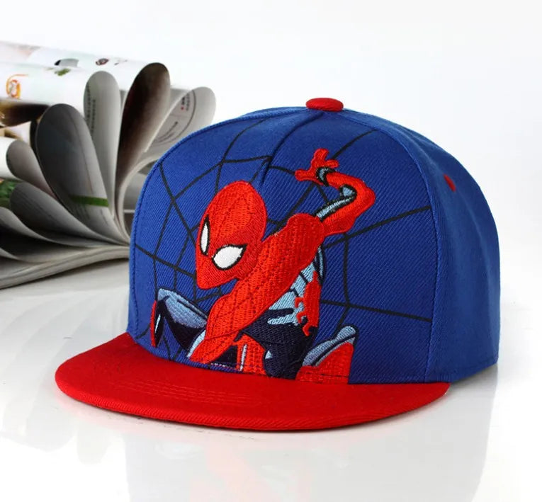 Cappellini HotAnime con Spider-Man per bambini e neonati: cappellini da baseball, cappellini snapback primaverili, cappellini hip hop regolabili