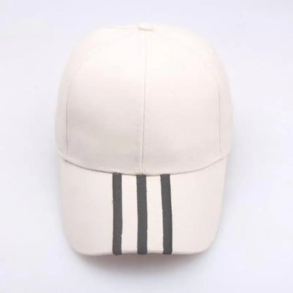 Cappellini da baseball da uomo, casual in cotone, ricamati, a righe, con chiusura a scatto, in stile hip hop; cappellini da donna per sport all’aperto; casquette da uomo; gorras