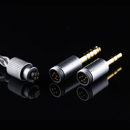 Écouteurs intra-auriculaires filaires MOONDROP Aria 2 HiFi avec câble détachable, écouteurs intra-auriculaires à haut-parleur dynamique haute performance, prise 3,5 mm/4,4 mm