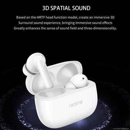 realme Buds T310 Earphones 46dB Active Noise Cancelling HiFi Wireless Headphones Bluetooth 5.4 Game Music Headset Long Standby