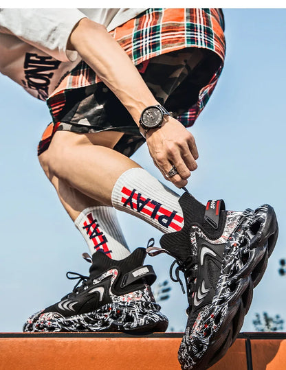 Shoes Men Sneakers Male Casual Men's Shoes Tennis Luxury Shoes Trainer Race Breathable Shoes Fashion Loafers Running Shoes for Men