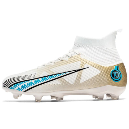 TaoBo grande taille 46 chaussettes à Tube haut chaussures de Football enfant femmes taille 33 34 baskets de Football crampons formation Sport chaussures de gazon à pointes