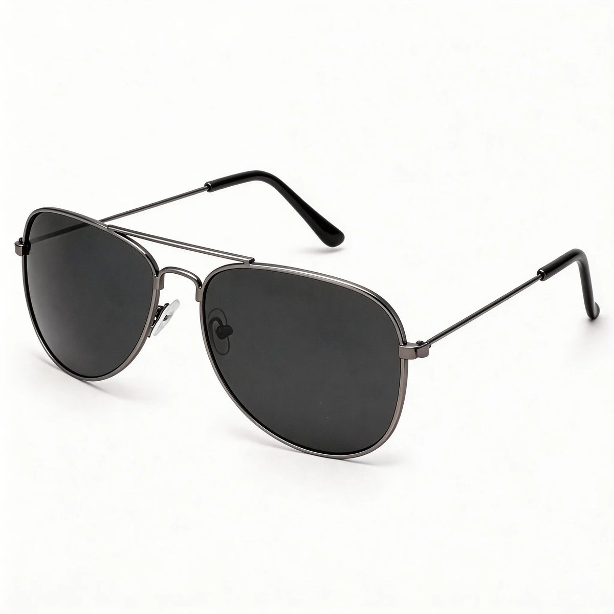 2 PCS Classic Aviator Sunglasses Gold Metal Frame UV100 Protection Trendy Eyewear For Men Women Daily Driving Outdoor Activities