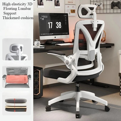 Adjustable Breathable Mesh High Density Sponge Seat Ergonomic Gaming Chair 3D Lumbar Support Racing Swivel