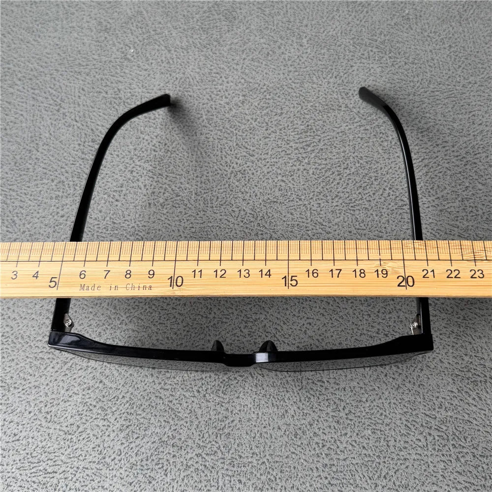Vazrobe 160 mm överdimensionerade solglasögon för män, polariserade svarta solglasögon för män, unisex, stor storlek, XXL-storlek