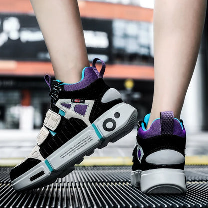 Chaussures de course respirantes pour hommes, baskets décontractées pour hommes, chaussures de tennis pour hommes, entraîneur de course, mocassins à la mode, luxe