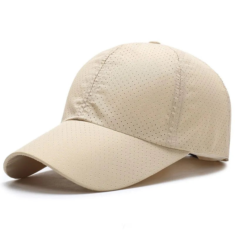 Cappellino da uomo primavera-estate in rete a tinta unita, cappellino da baseball da donna autunnale, edizione coreana, cappellino parasole in rete traspirante con visiera