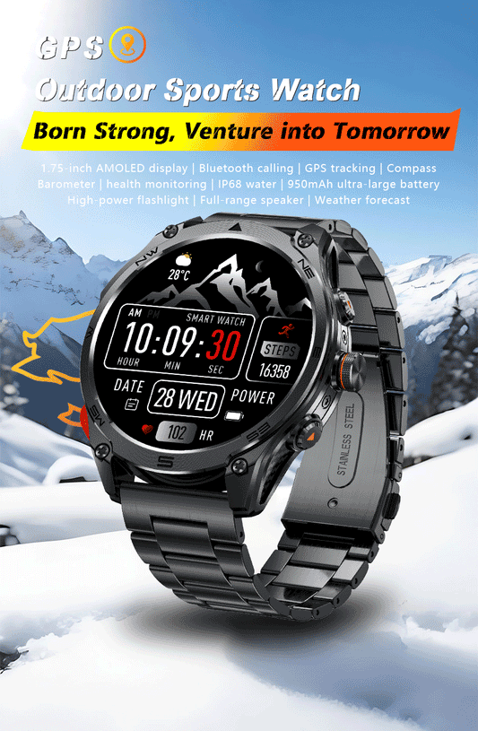 Montre connectée GUHUAVMI CPU Manufacturer: MediaTek Professional GPS outdoor sports smartwatch GPS