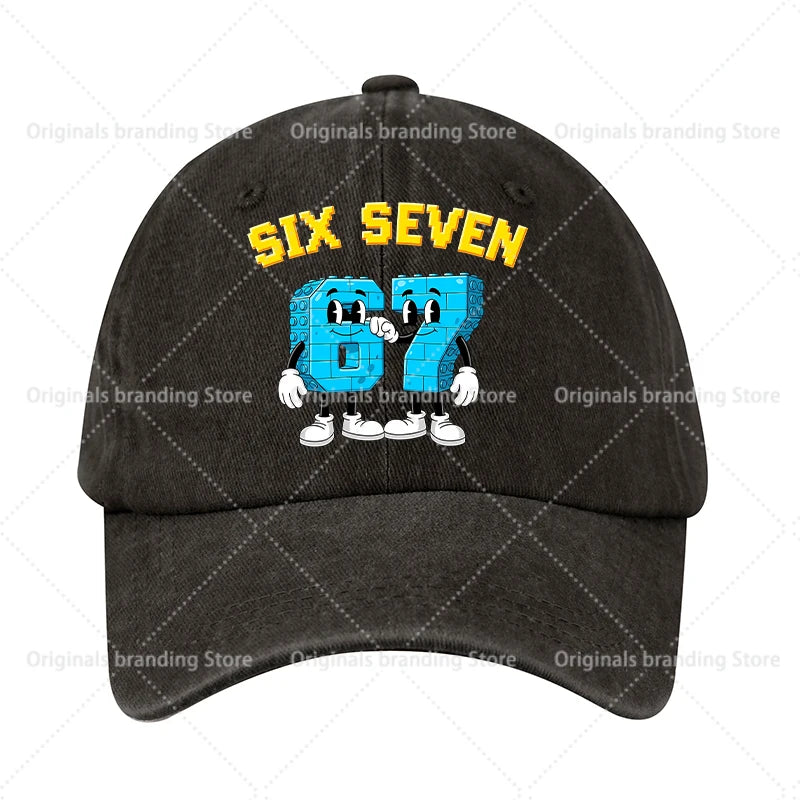 Steal A Brainrot 67 Dětská baseballová čepice Pánská Dámská sluneční čepice Nová čepice pro dospělé Outdoor Sport Sluneční čepice Retro pokrývka hlavy Dárek Horké prodeje