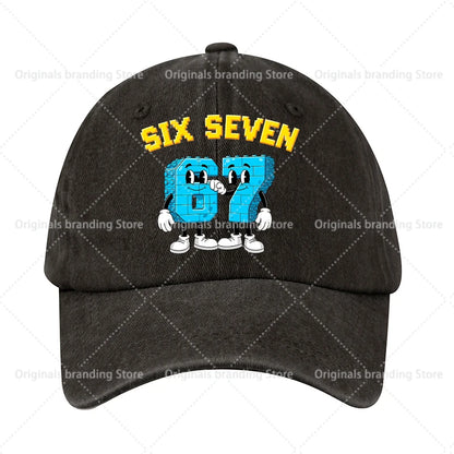 Steal A Brainrot 67 Dětská baseballová čepice Pánská Dámská sluneční čepice Nová čepice pro dospělé Outdoor Sport Sluneční čepice Retro pokrývka hlavy Dárek Horké prodeje