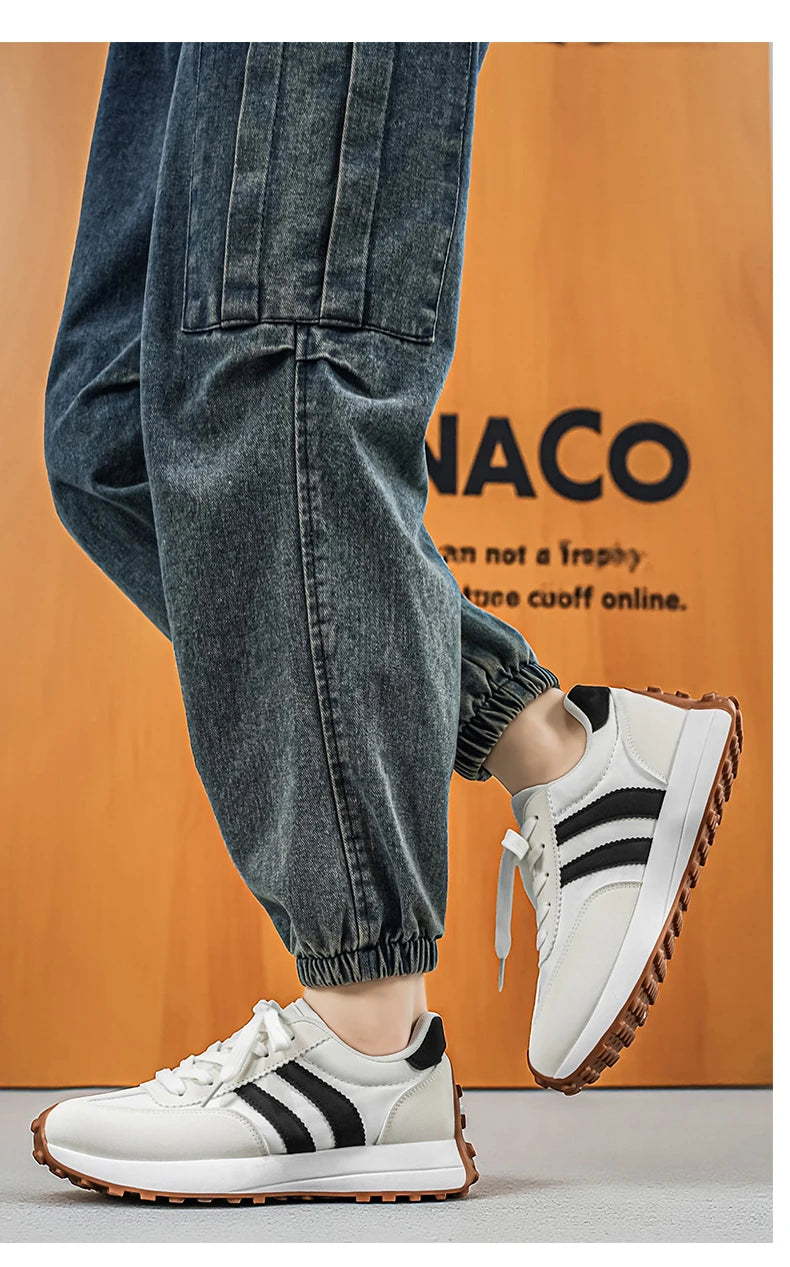 PARZIVAL Chaussures Décontractées Homme Baskets de Sport Mode Plateforme Chaussures de Course Homme Sneakers Zapatillas Deportivas Hombre
