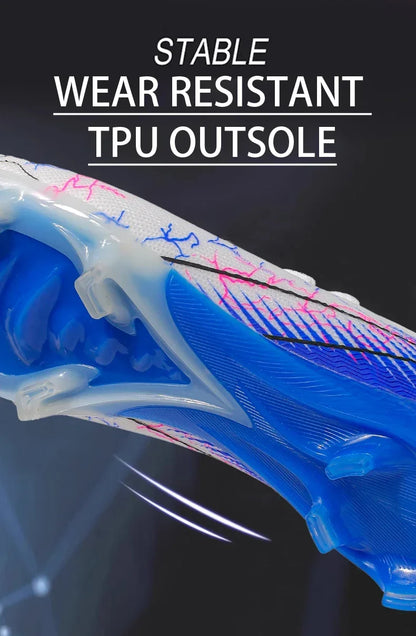 New Men's Soccer Shoes Training Wholesale Top Football Boots Sneakers FG Quality Cleats Non-Slip Drop Shipping Unisex Adult