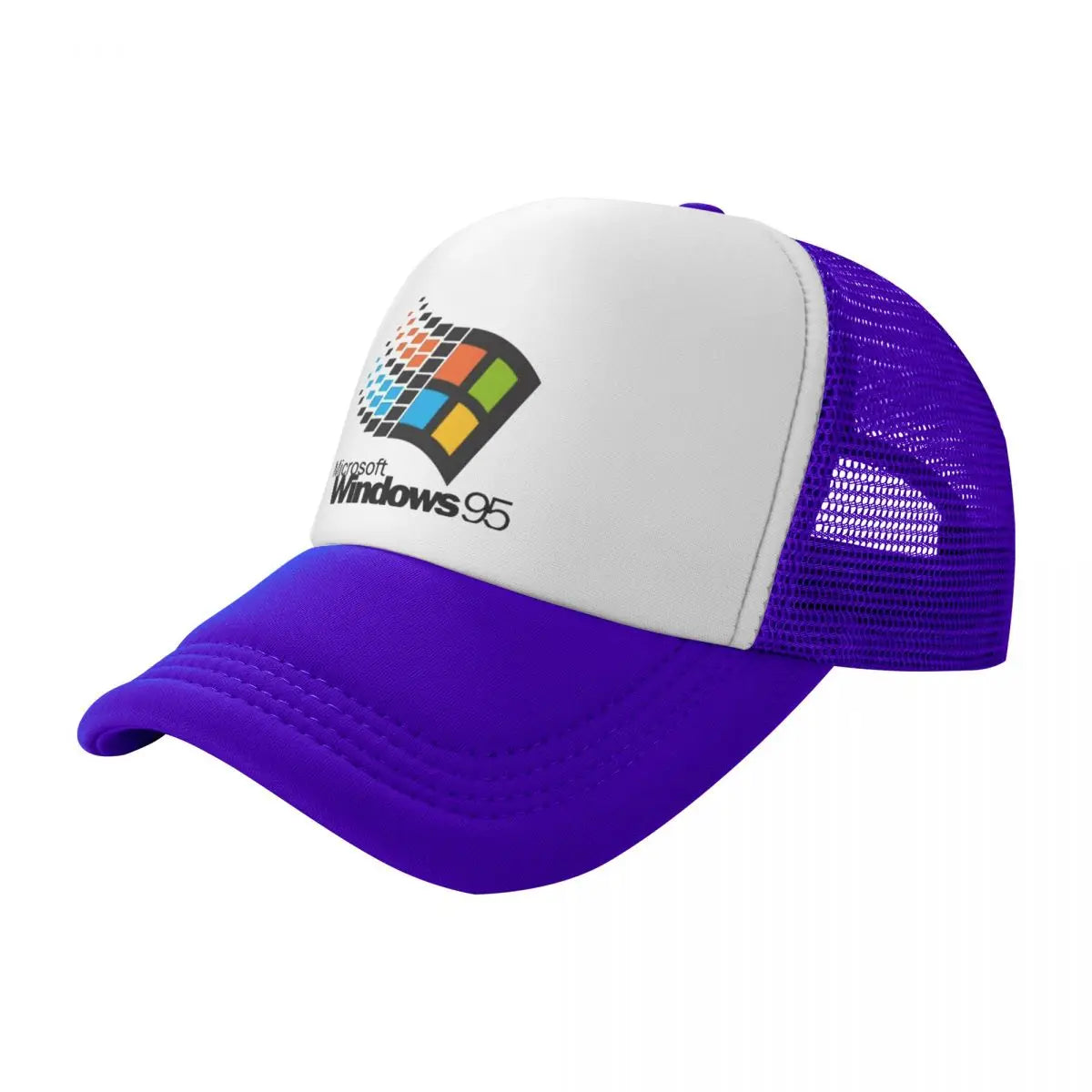 Windows 95 Geeks Nerd Mesh Baseballové čepice Unisex Módní sluneční čepice Nastavitelné čepice typu snapback Rybářské čepice Velkoobchod Nové čepice typu trucker