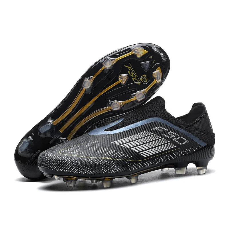 Neue Herren-Fußballschuhe für Kunstrasen – bequeme Fußballschuhe, Sport-FG-Rasenschuhe, Futsal, rutschfest, Outdoor, für Erwachsene, ultraleicht und rutschhemmend